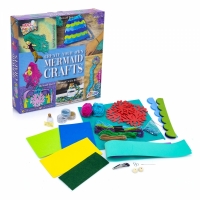 Set de artizanat pentru a crea sirena, accesorii colorate sau bratara de prietenie, Grafix R06-0188